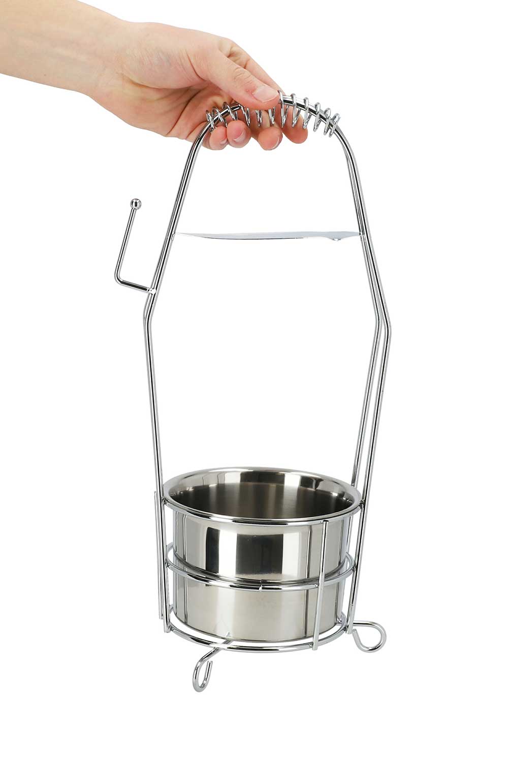 AO charcoal basket chrome large 3 AO charcoal basket chrome large 1