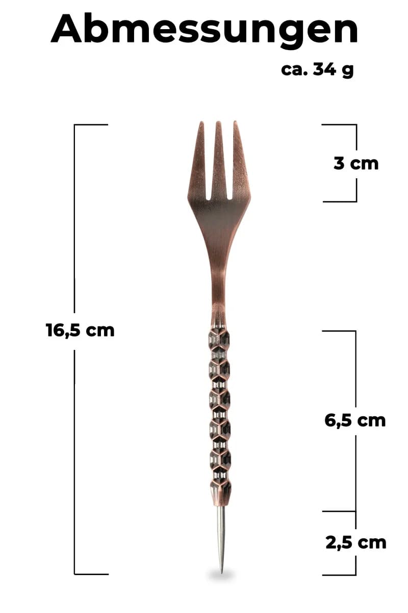 Piercing fork Rose Gold 3 Piercing fork Rose Gold 3